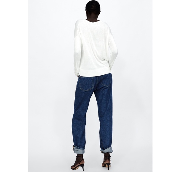 Zara Pearl Detailed Sweater - Picture 5 of 10